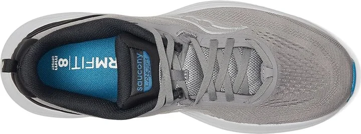 Saucony Lancer Run Men's Running Shoes Cinder/Black : 7 D - Medium, Textile - Image 2
