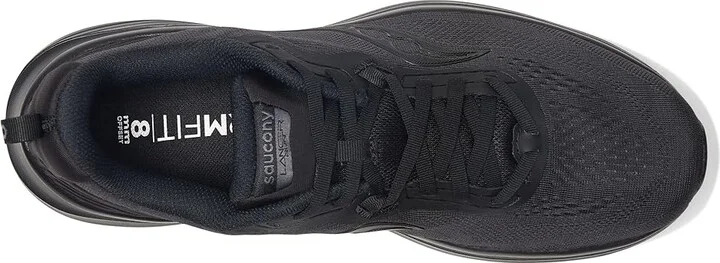 Saucony Lancer Run Men's Running Shoes Triple Black : 9 D - Medium, Textile - Image 2
