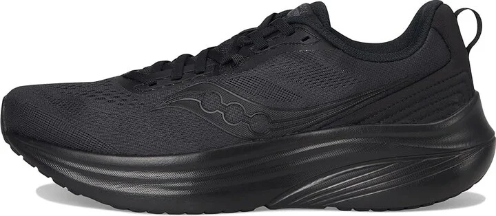 Saucony Lancer Run Men's Running Shoes Triple Black : 9 D - Medium, Textile - Image 6