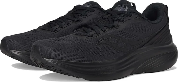Saucony Lancer Run Men's Running Shoes Triple Black : 9 D - Medium, Textile
