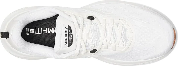 Saucony Lancer Run Men's Running Shoes White/Gum : 11 D - Medium, Textile - Image 2