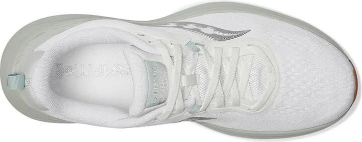 Saucony Lancer Run Women's Running Shoes White/Mist : 11 B - Medium, Leather - Image 2