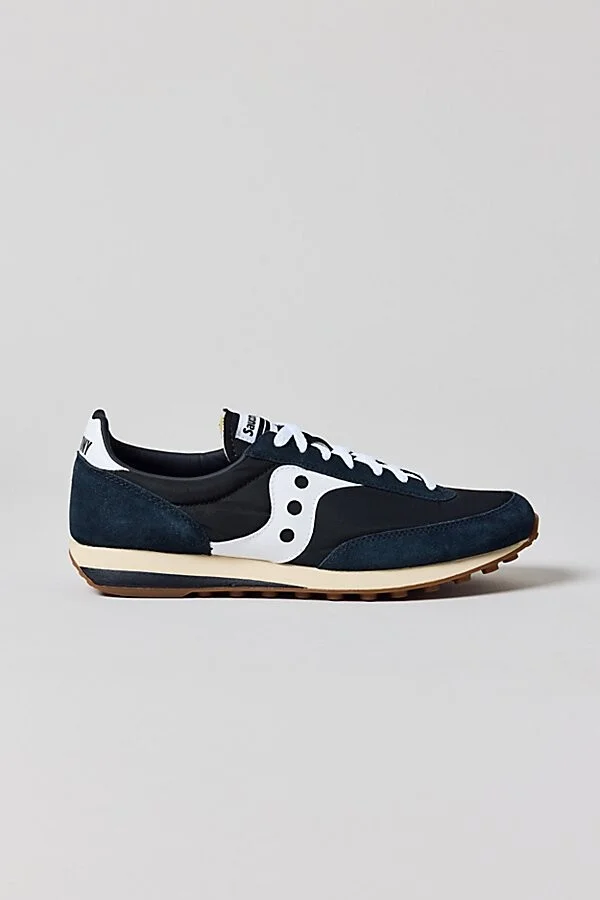 Saucony Men's 80 Running Sneaker in Black/White - Image 2