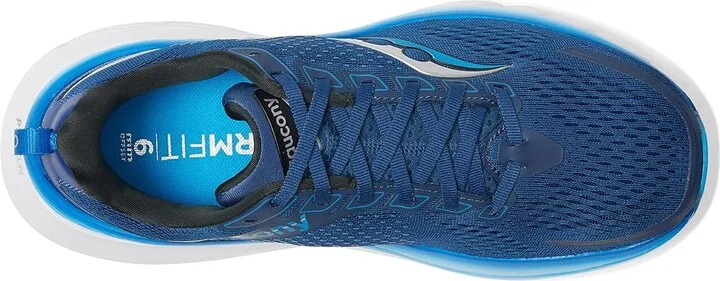 Saucony Men's Guide 17 Men's Shoes Navy/Cobalt 1 : 8 D - Medium, Synthetic/Textile - Image 2