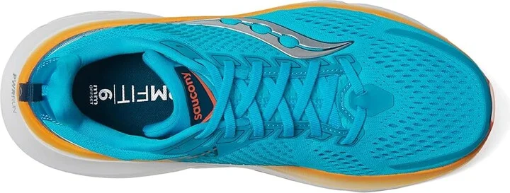 Saucony Men's Guide 17 Men's Shoes Viziblue/Pee : 8.5 D - Medium, Synthetic/Textile - Image 2