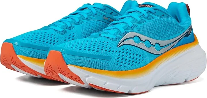 Saucony Men's Guide 17 Men's Shoes Viziblue/Pee : 8.5 D - Medium, Synthetic/Textile