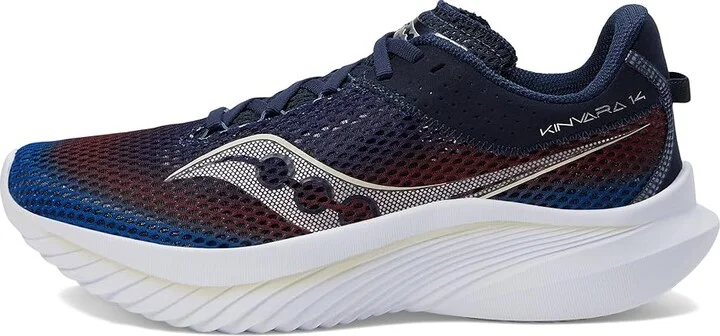 Saucony Men's Kinvara 14 Men's Shoes Navy : 8.5 D - Medium, Synthetic/Textile - Image 6