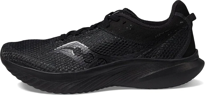 Saucony Men's Kinvara 14 Men's Shoes Triple Black : 10 D - Medium, Synthetic/Textile - Image 6