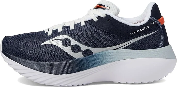 Saucony Men's Kinvara Pro Men's Shoes Navy/White : 7.5 D - Medium, Textile - Image 5