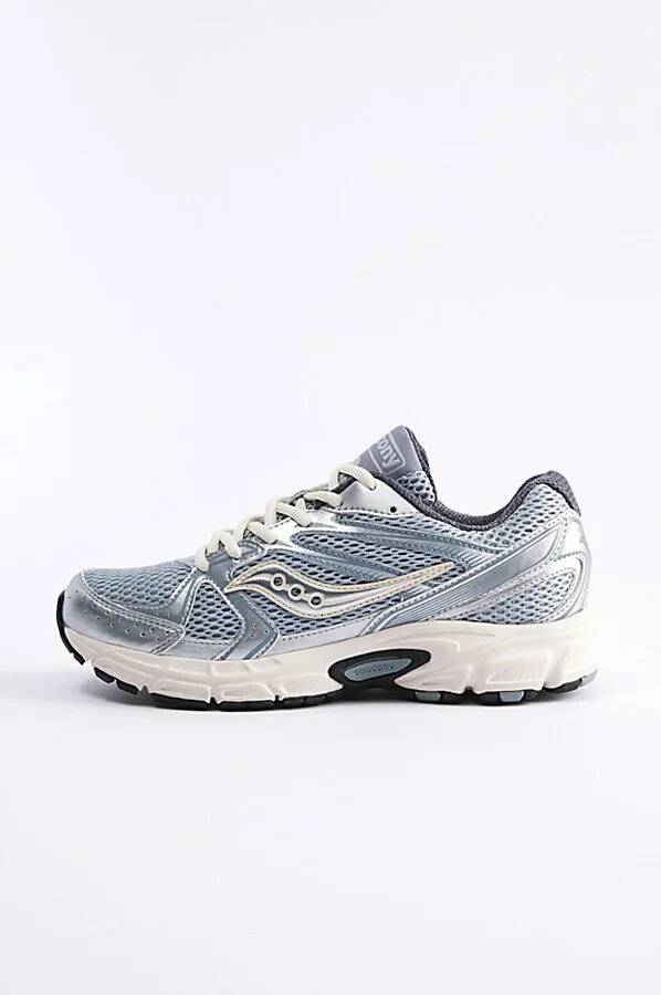 Saucony Men's Ride Millennium Sneaker in Silver/Creme - Image 2