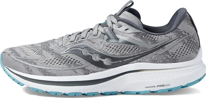 Saucony Omni 21 Women's Shoes Alloy/Rainfall : 5.5 B - Medium, Synthetic/Textile - Image 5
