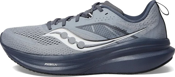 Saucony Omni 22 Men's Shoes Flint/Dusk : 8 D - Medium, Synthetic/Textile - Image 6