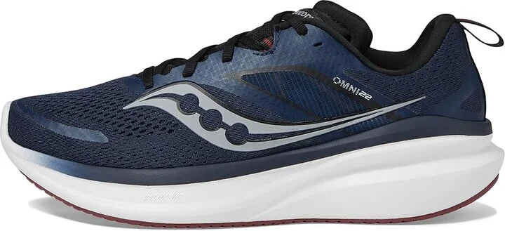 Saucony Omni 22 Men's Shoes Navy/Currant : 10 EE - Wide, Synthetic/Textile - Image 5