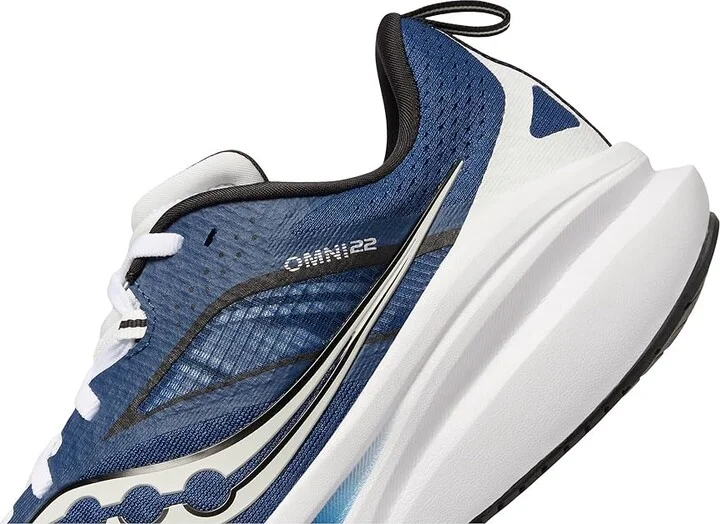 Saucony Omni 22 Men's Shoes Tide/White : 8 D - Medium, Synthetic/Textile - Image 4
