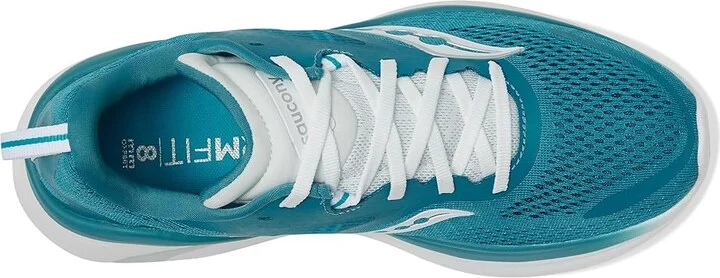 Saucony Omni 22 Women's Shoes Bayside/White : 6 B - Medium, Synthetic/Textile - Image 2