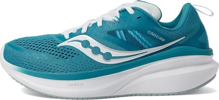 Saucony Omni 22 Women's Shoes Bayside/White : 6 B - Medium, Synthetic/Textile - Image 6