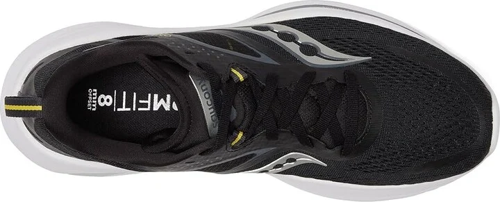 Saucony Omni 22 Women's Shoes Black/White 1 : 5 B - Medium, Synthetic/Textile - Image 2