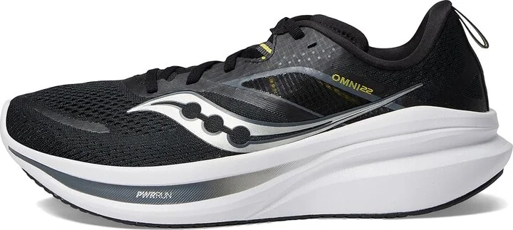 Saucony Omni 22 Women's Shoes Black/White 1 : 5 B - Medium, Synthetic/Textile - Image 6