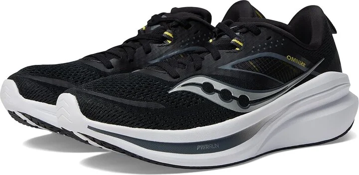 Saucony Omni 22 Women's Shoes Black/White 1 : 5 B - Medium, Synthetic/Textile