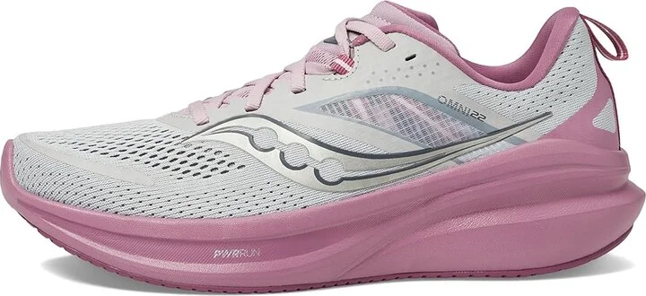 Saucony Omni 22 Women's Shoes Cloud/Orchid 1 : 5.5 B - Medium, Synthetic/Textile - Image 5