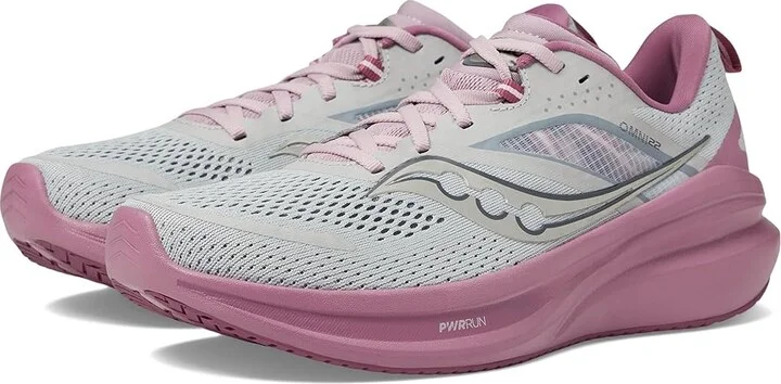 Saucony Omni 22 Women's Shoes Cloud/Orchid 1 : 5.5 B - Medium, Synthetic/Textile