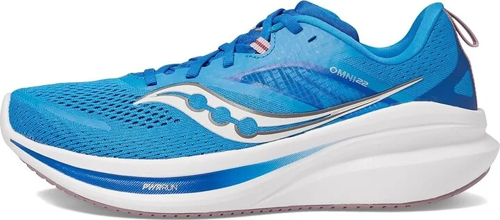 Saucony Omni 22 Women's Shoes Cobalt/Orchid : 5 B - Medium, Synthetic/Textile - Image 5