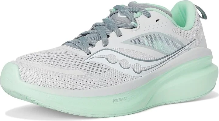 Saucony Omni 22 Women's Shoes Fog/Jade : 7.5 B - Medium, Synthetic/Textile - Image 5