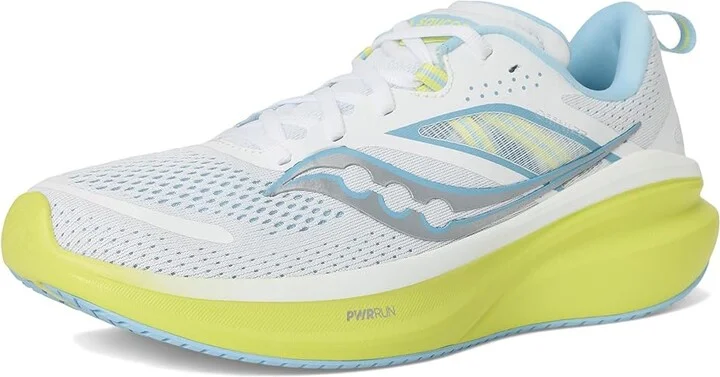 Saucony Omni 22 Women's Shoes White/Sunny : 11.5 B - Medium, Synthetic/Textile - Image 5