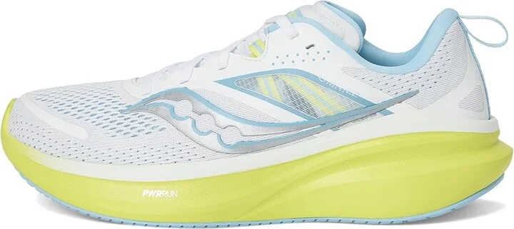 Saucony Omni 22 Women's Shoes White/Sunny : 11.5 B - Medium, Synthetic/Textile - Image 6