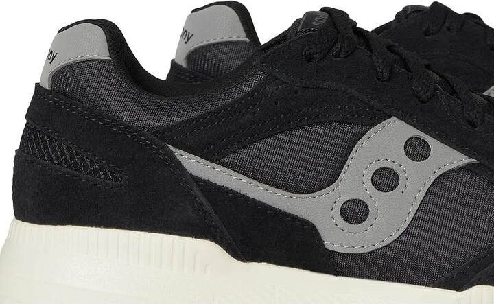 Saucony Originals Eclipse Men's Shoes Black/Grey : 12 D - Medium, Suede - Image 7
