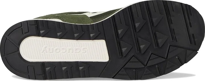 Saucony Originals Eclipse Men's Shoes Green/Off White : 11.5 D - Medium, Suede - Image 3