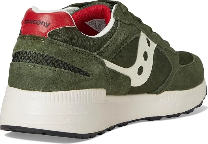 Saucony Originals Eclipse Men's Shoes Green/Off White : 11.5 D - Medium, Suede - Image 4