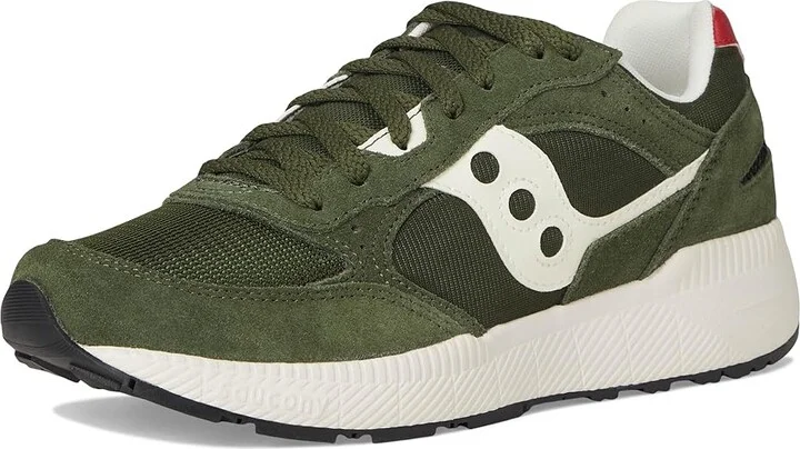 Saucony Originals Eclipse Men's Shoes Green/Off White : 11.5 D - Medium, Suede - Image 5