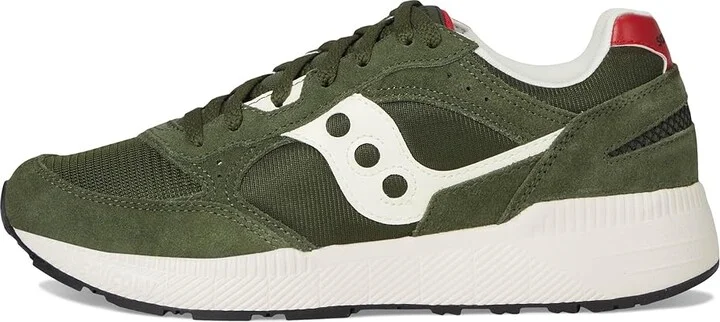 Saucony Originals Eclipse Men's Shoes Green/Off White : 11.5 D - Medium, Suede - Image 6