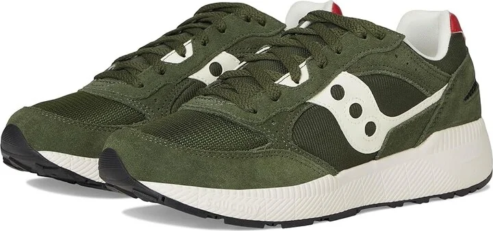 Saucony Originals Eclipse Men's Shoes Green/Off White : 11.5 D - Medium, Suede
