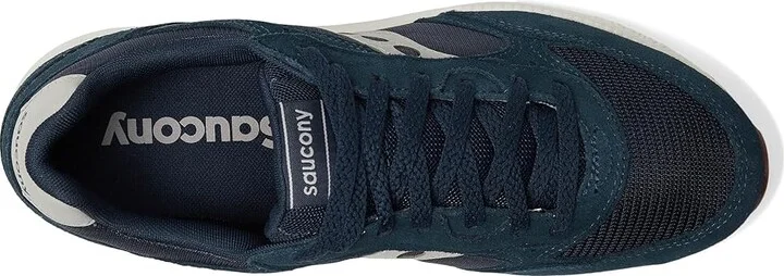 Saucony Originals Eclipse Men's Shoes Navy/Silver : 11.5 D - Medium, Suede - Image 2