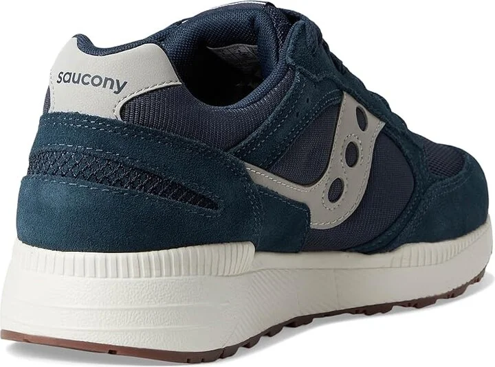 Saucony Originals Eclipse Men's Shoes Navy/Silver : 11.5 D - Medium, Suede - Image 4