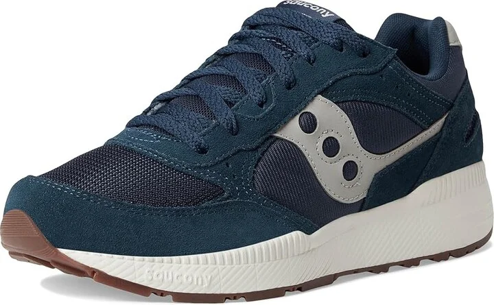 Saucony Originals Eclipse Men's Shoes Navy/Silver : 11.5 D - Medium, Suede - Image 5