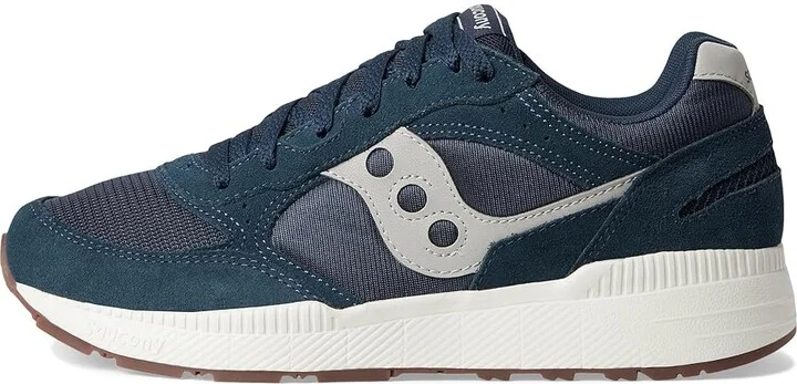 Saucony Originals Eclipse Men's Shoes Navy/Silver : 11.5 D - Medium, Suede - Image 6