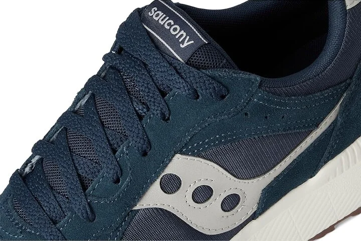 Saucony Originals Eclipse Men's Shoes Navy/Silver : 11.5 D - Medium, Suede - Image 7