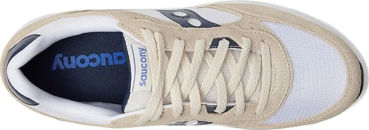 Saucony Originals Eclipse Men's Shoes White/Navy : 9 D - Medium, Suede - Image 2