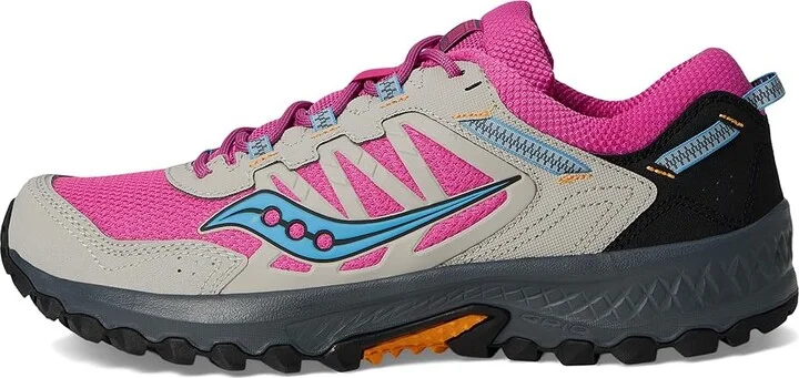 Saucony Originals Grid Peak Shoes Fuchsia/Dove : Men's 8.5 - Women's 10 Medium, Synthetic - Image 6