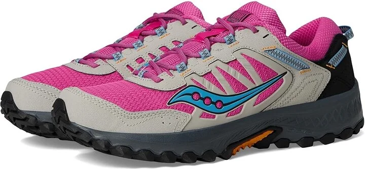 Saucony Originals Grid Peak Shoes Fuchsia/Dove : Men's 8.5 - Women's 10 Medium, Synthetic