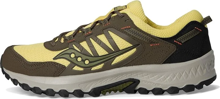 Saucony Originals Grid Peak Shoes Yellow/Walnut : Men's 8.5 - Women's 10 Medium, Synthetic - Image 6
