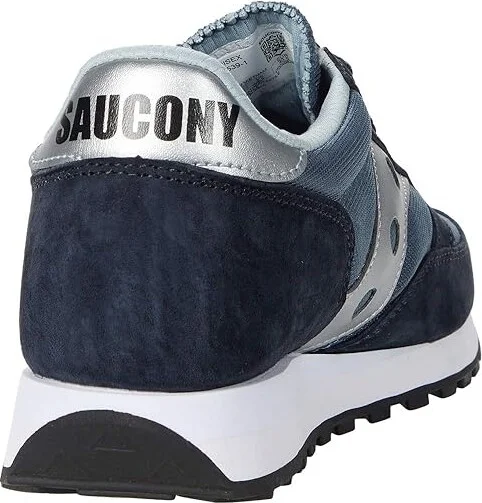 Saucony Originals Jazz 81 Shoes Navy/Silver : Men's 3.5 - Women's 5 Medium, Textile/Leather - Image 4