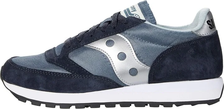Saucony Originals Jazz 81 Shoes Navy/Silver : Men's 3.5 - Women's 5 Medium, Textile/Leather - Image 6