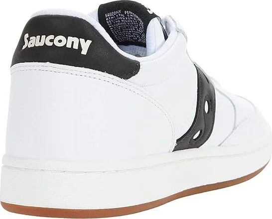 Saucony Originals Jazz Court Shoes White/Black : Men's 7.5 - Women's 9 Medium, Textile/Leather - Image 4