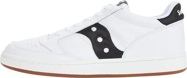Saucony Originals Jazz Court Shoes White/Black : Men's 7.5 - Women's 9 Medium, Textile/Leather - Image 6