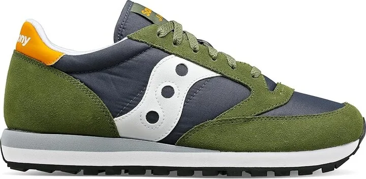 Saucony Originals Jazz Original Men's Classic Shoes Green/Navy : Men's 3.5 - Women's 5 Medium, Suede/Textile - Image 5