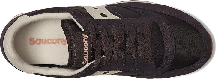 Saucony Originals Jazz Original Women's Classic Shoes Mud/Ivory : 6 B - Medium, Suede/Textile - Image 2